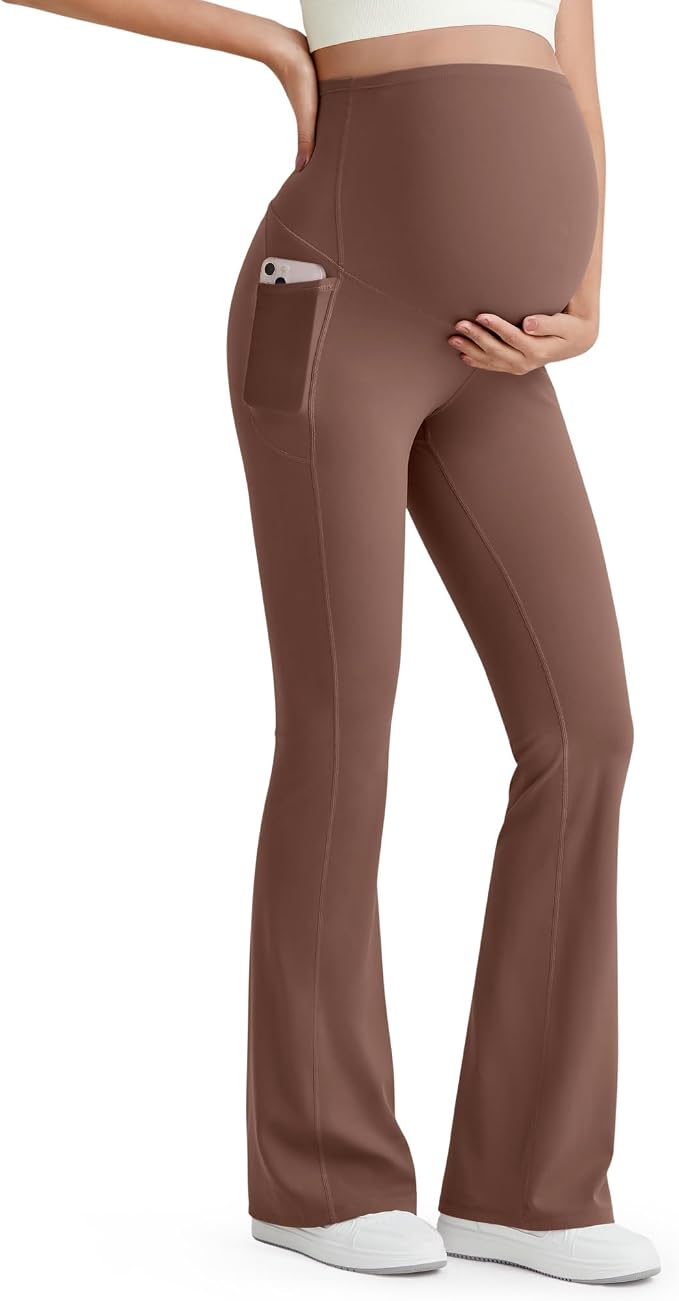 G4Free BareFeel Maternity Flare Leggings by G4Free