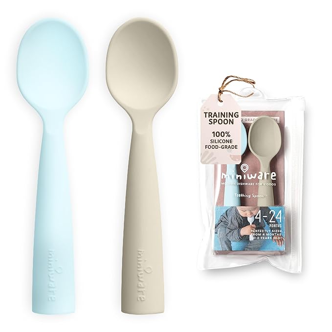 Miniware Silicone Baby Spoon for Training by Miniware