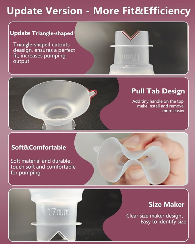 6pcs Updated Silicone Flange Insert 15mm Compatible - Image 4