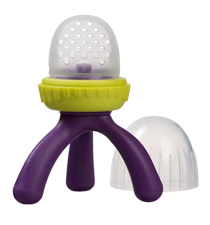 b.box Silicone Fresh Food Feeder | Ages 4 Months+ | Tripod Design Easy by bbox