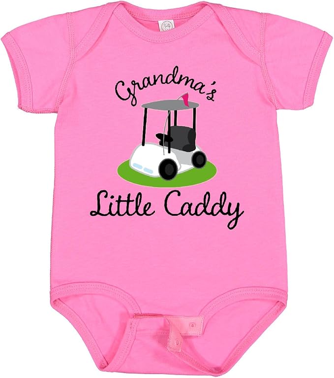 inktastic Grandma's Little Caddy Golf Baby Bodysuit by Inktastic