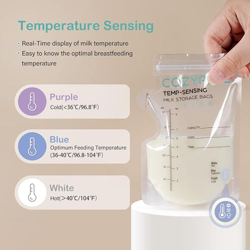 100 Pcs Breastmilk Storage Bags, 8Oz Breast Milk Storing Bag - Image 2