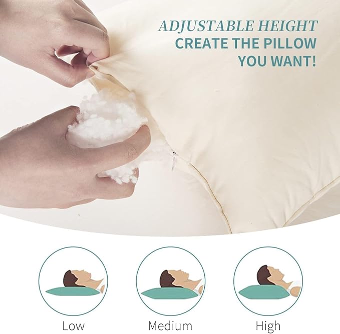 LOFE Organic Pillow with Pillowcase - Image 3