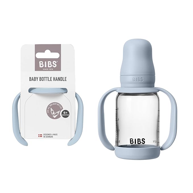 Bibs | Baby Bottle Handle | Easy & Comfortable Grip | Non-Slip Surface | by BIBS