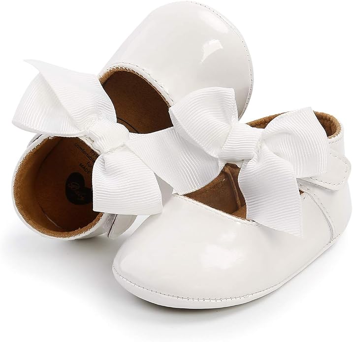 COSANKIM Baby Girls Mary Jane Flats Shoes Anti-Slip Rubber Sole Infant Toddler - Image 5