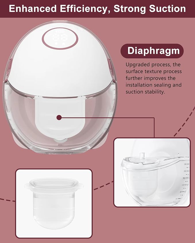4PC M6 Breast Pump Replacement Accessories, Including 4pcs Silicone Diaphragms - Image 3