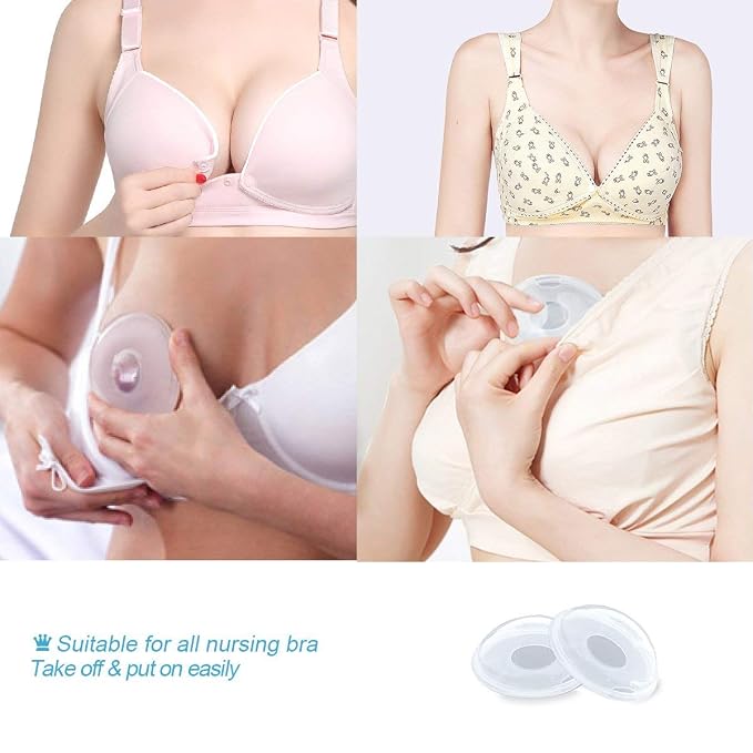 Breast Shells, Milk Saver, Nursing Cups, Nursing Moms to Ease Nipple Pain - Image 4