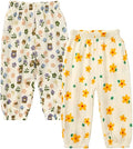 MYGBCPJS Baby Boys Girls Cotton Linen Trousers Kids Casual Ankle Pants Loose by MYGBCPJS