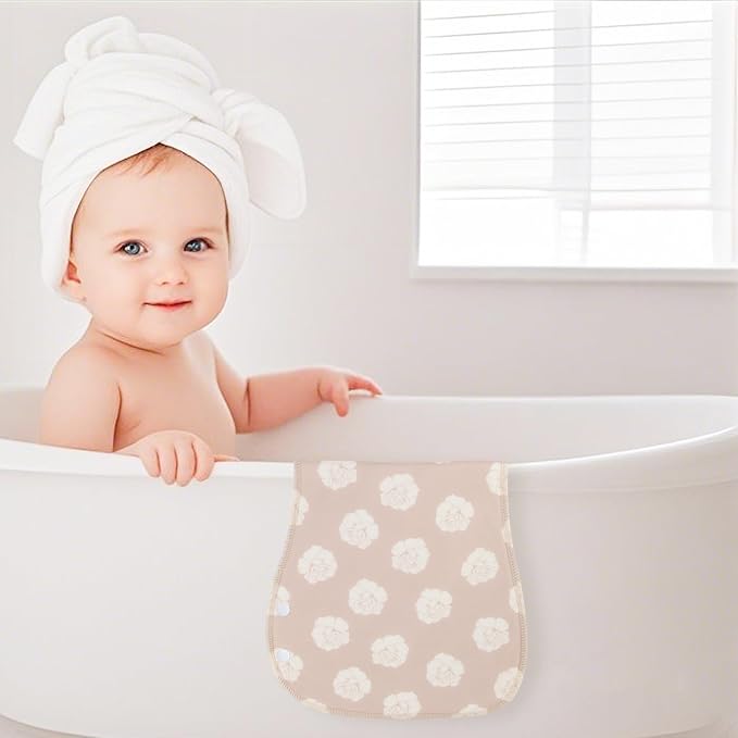 2-in-1 Burp Cloths and Baby Bibs - Image 9