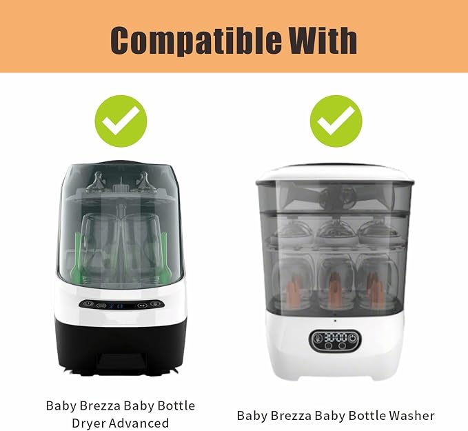 4 Pack HEPA Filter Replacement for Baby Brezza Baby Bottle Washer Pro, High - Image 4
