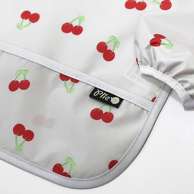 Long Sleeve Waterproof Bib for Toddlers – Feeding Smock for Baby Mealtime - Image 2