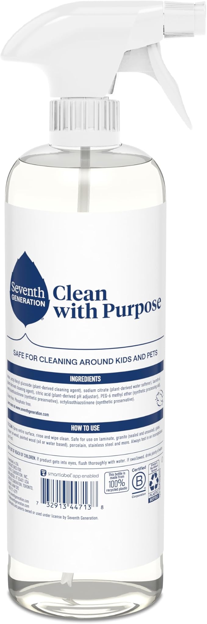 Seventh Generation All Purpose Cleaner, Biodegradable Formula, Free & Clear - Image 2