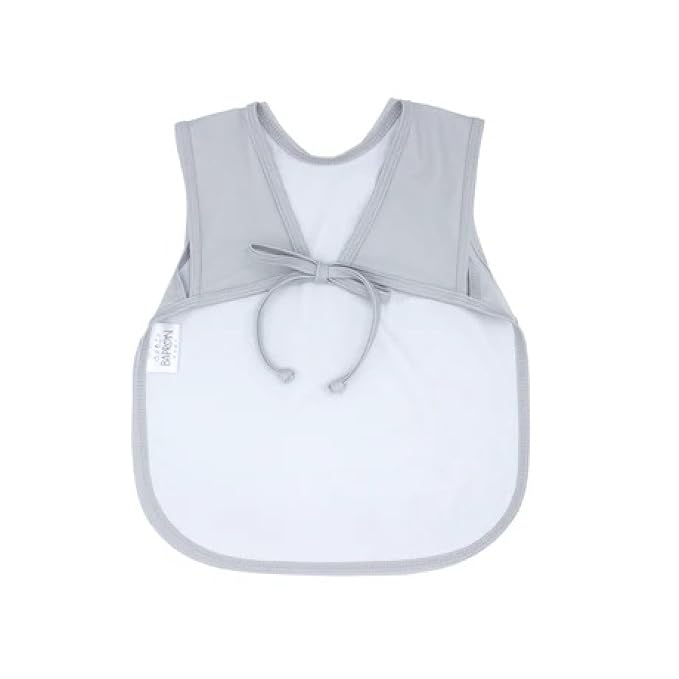 BapronBaby Minimalist Light Grey Bapron - Image 3