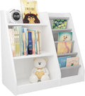 White Kids Bookshelf Wood Toy Storage Organizer Cabinet Children Bookcase by HedoAjim