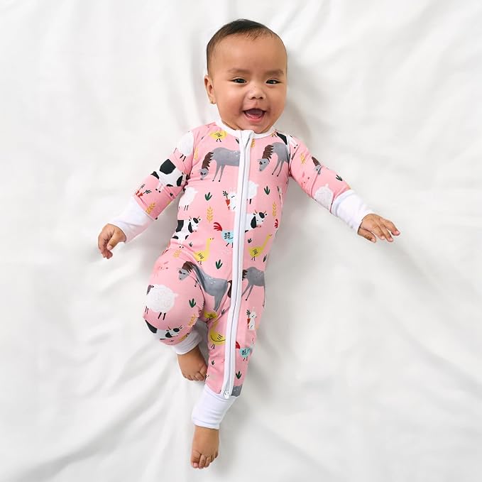 Little Sleepies Pajamas for Baby Boys & Girls, Viscose from Bamboo Baby Pajamas - Image 7