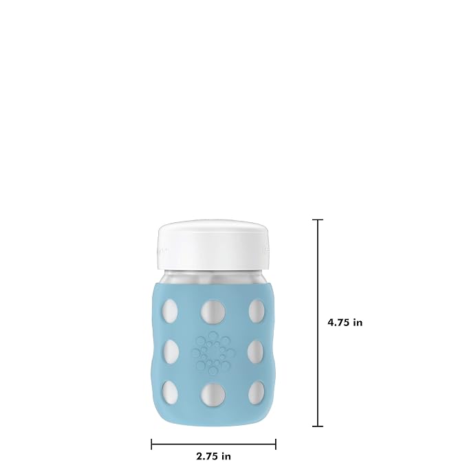 Lifefactory 8-Ounce Stainless-Steel Vacuum-Insulated Wide-Neck Baby Bottle - Image 6