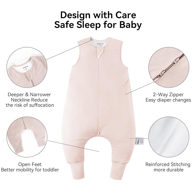 BubblePanda Rayon Made from Bamboo Toddler Sleep Sack - Image 3