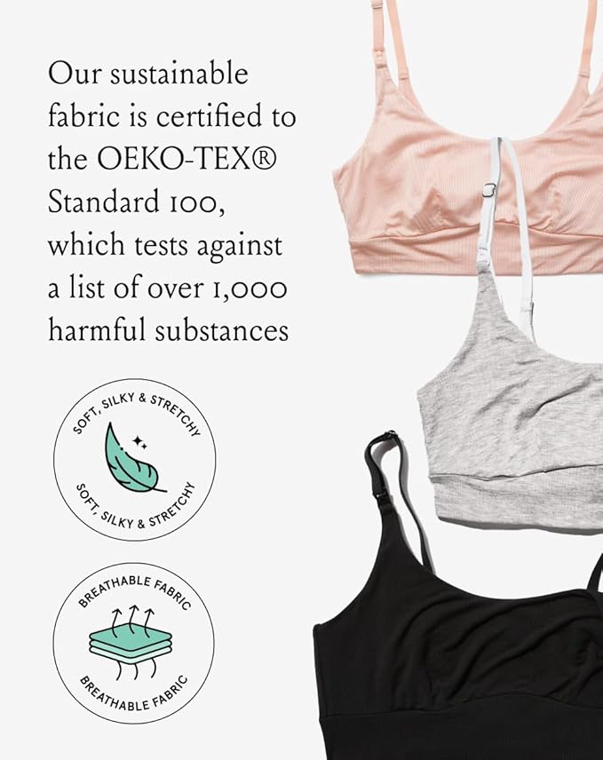 Bodily Everything Bra for Pregnancy, Nursing & Breastfeeding, Wireless - Image 5