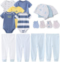 Kiddiezoom Unisex Baby Layette Essentials Giftset Clothing Set 19-Piece by Kiddiezoom