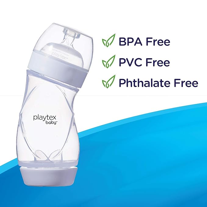 Playtex Baby VentAire Complete Tummy Comfort Baby Bottle, 9 Oz, Anti-Colic & - Image 8