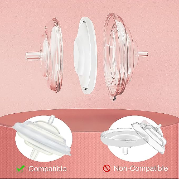 PumpMom-us Breast Pump Parts, 8 Duckbill Valves and 2 Silicone Membrane - Image 4