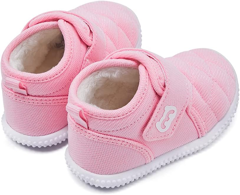 BMCiTYBM Toddler Baby Winter Snow Boots Boy Girl Faux Fur Warm Non Slip First - Image 4