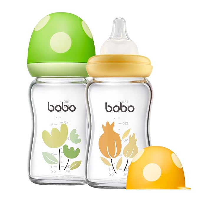 YOHKOH Natural Glass Baby Bottle by Home