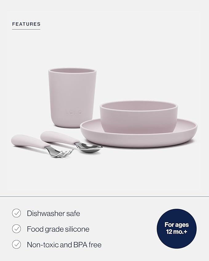Lalo Big Bites Kids Dinnerware Starter Set - Image 3