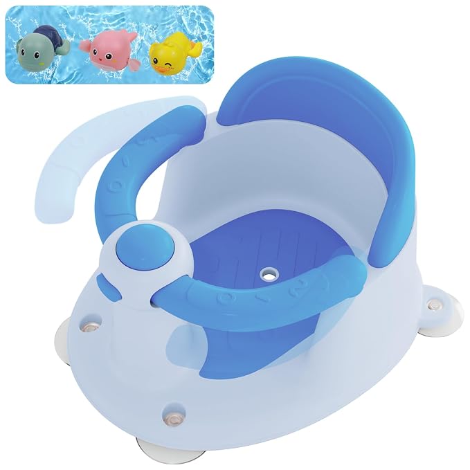 Baby Bath Seat for Babies 6 Months & Up, Bath Seats for Babies Sitting Up by WETIFY