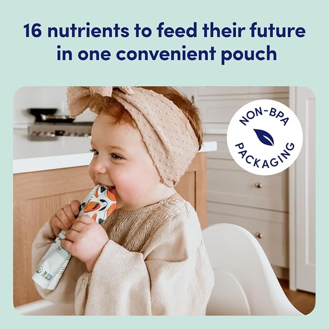 Cerebelly Organic Baby Food Pouches, Sweet Potato Mango Purees, 16 Nutrients - Image 6