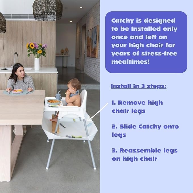 CATCHY - Food Catcher - Compatible - Highchair Sold Separately - Baby & Toddler - Image 5