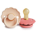 FRIGG Daisy Natural Rubber Baby Pacifier | Made in Denmark | BPA-Free 2-Pack by FRIGG