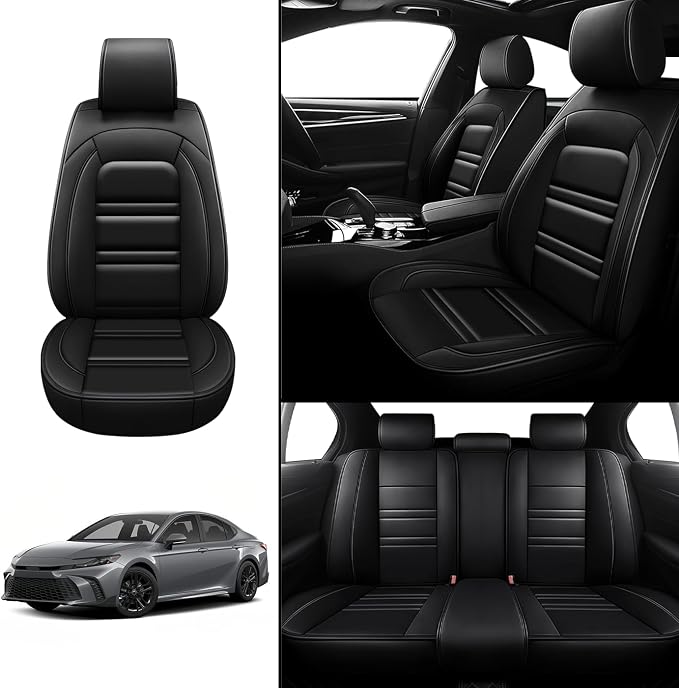 Seat Covers for Toyota Camry 2002-2025 | 5-Seats Leather Seat Covers - Image 2