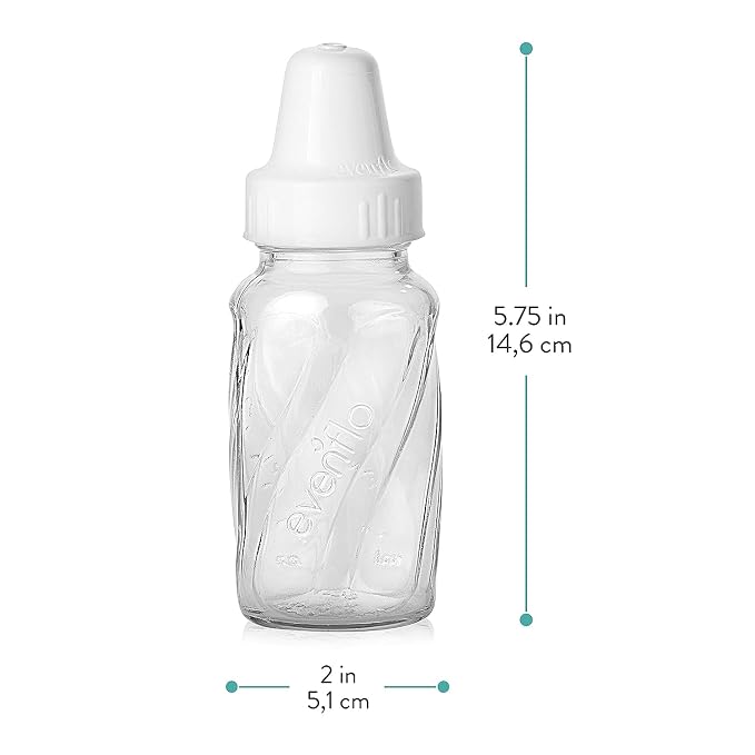 Evenflo Feeding Classic Glass, Twist Bottles, 4 Oz, 6 Bottles. - Image 4