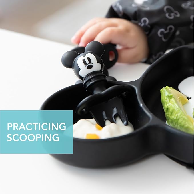 Bumkins Disney Baby Utensils Set, Chewtensils Silicone Spoons - Image 3