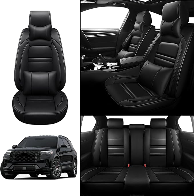 Car Seat Covers for Ford Explorer 2011-2025 | 5-Seats Seat Covers, Waterproof - Image 2