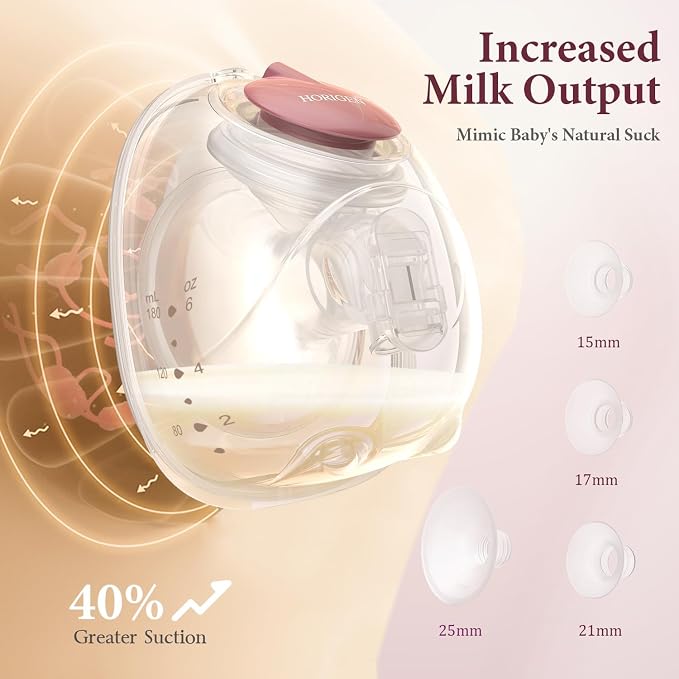 Breast Pump Hands Free D6, Ultra-Lightweight Wearable Breast Pump - 25mm - Image 5