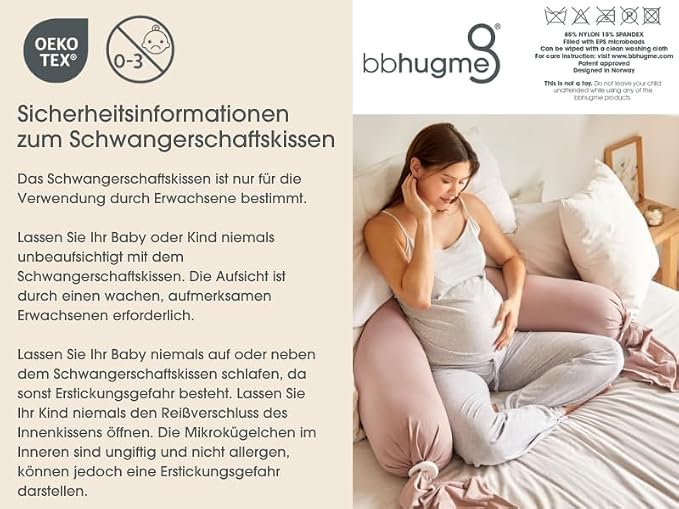 bbhugme Adjustable Pregnancy Pillow – Full Body Support - Image 8