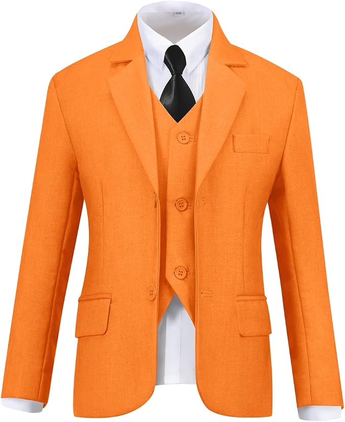 Visaccy Boys Suits Slim Fit Dress Clothes Ring Bearer Outfit - Image 3