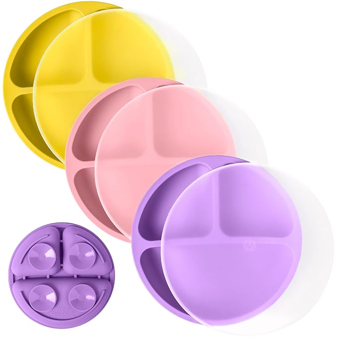WeeSprout Suction Plates with Lids by WeeSprout