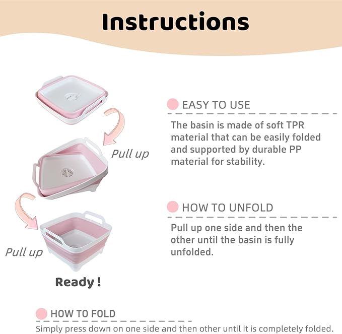 Collapsible Wash Basin for Baby Bottles - Image 3