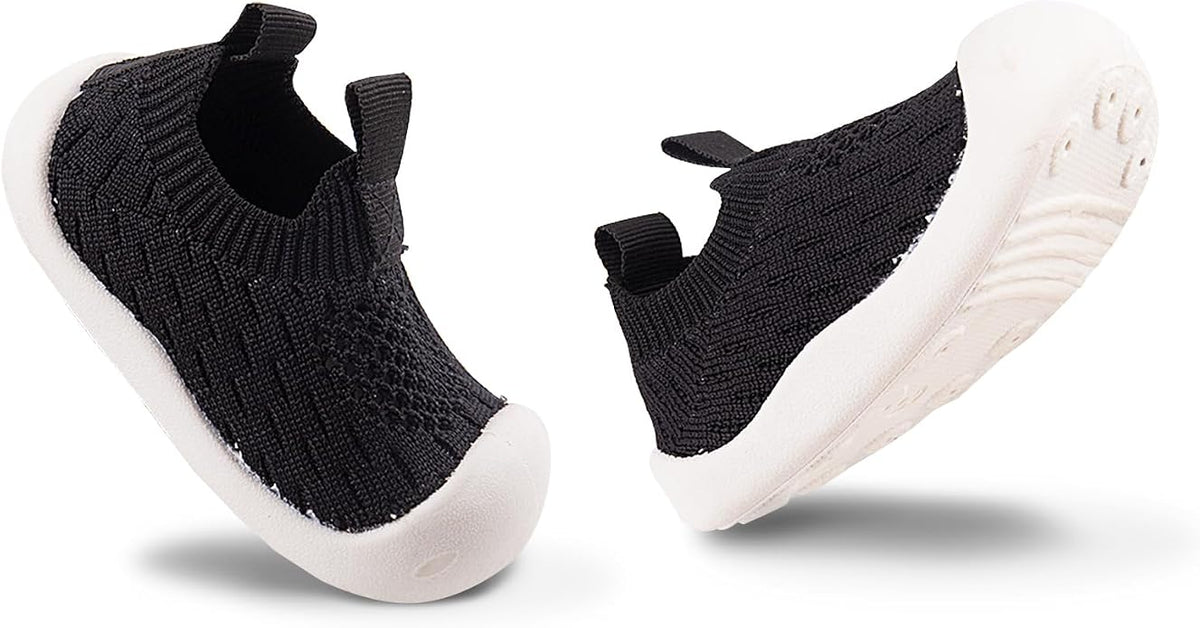 Baby Walking Shoes Toddler Girl Boy Soft Sole Breathable Cotton Canvas Shoes by Charrost
