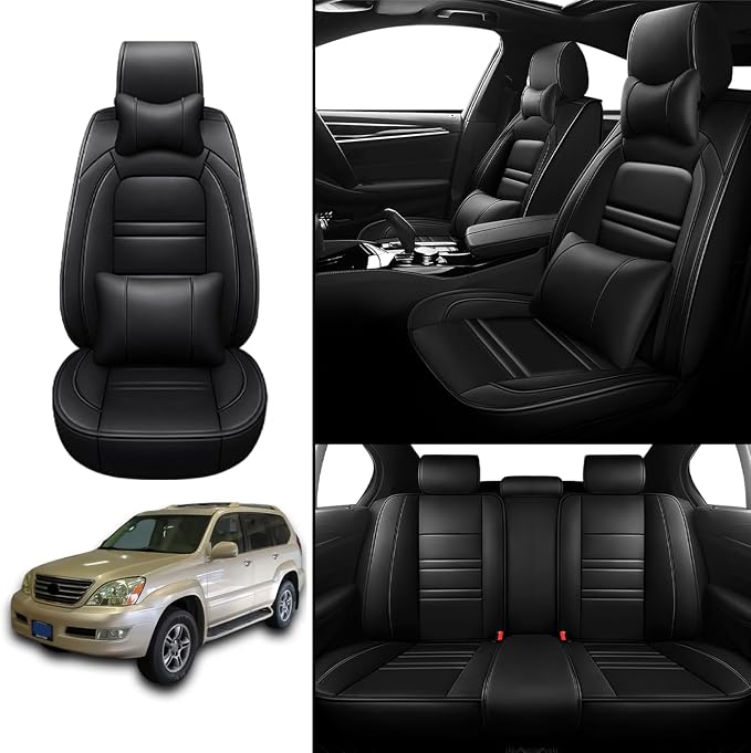 Car Seat Covers for Lexus Car gx470 2003-2009 | 5-Seats Seat Covers, Waterproof - Image 2