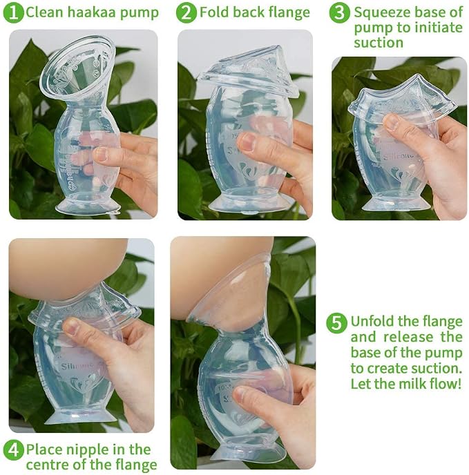 haakaa Gen.2 Manual Breast Pump 150ml/5.4oz - Image 5
