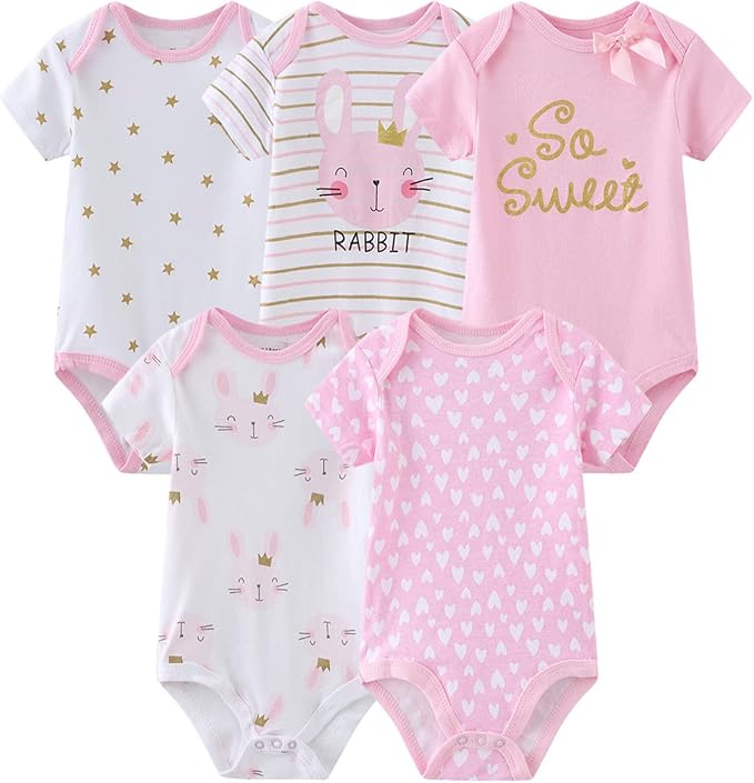 Newborn Layette Gift Set Bodysuits Pants - Image 2