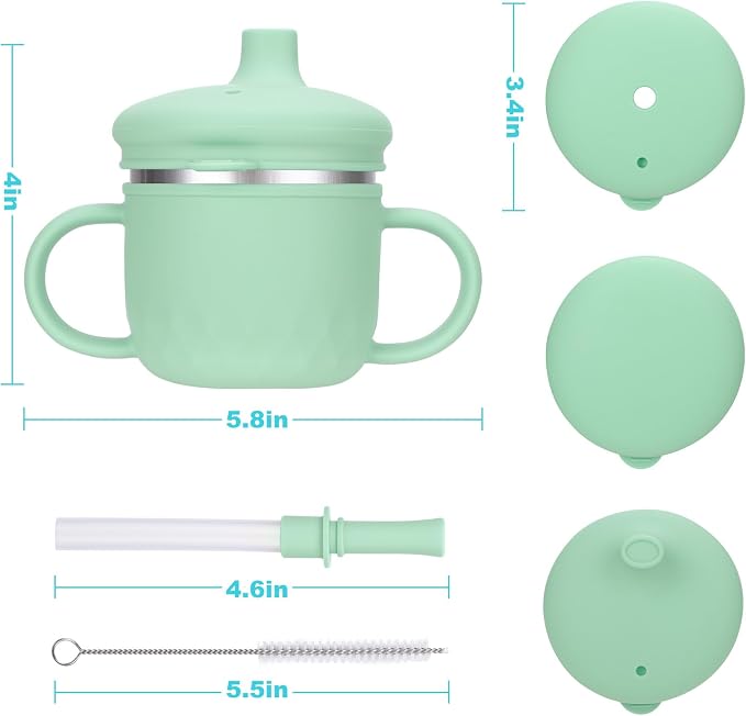 BUSOHA Stainless Steel Sippy Cups - Image 2
