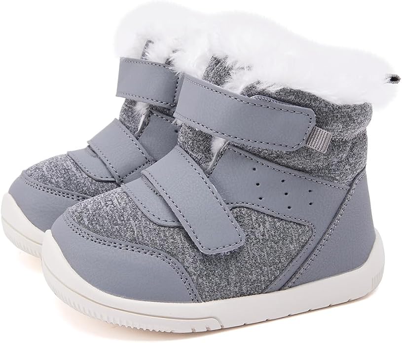 BMCiTYBM Toddler Baby Winter Snow Boots Boy Girl Faux Fur Warm Non Slip First by BMCiTYBM