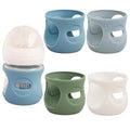 4 Pack Silicone Sleeves for Avent Natural Glass Baby Bottles, Anti Breakage by Kingwi