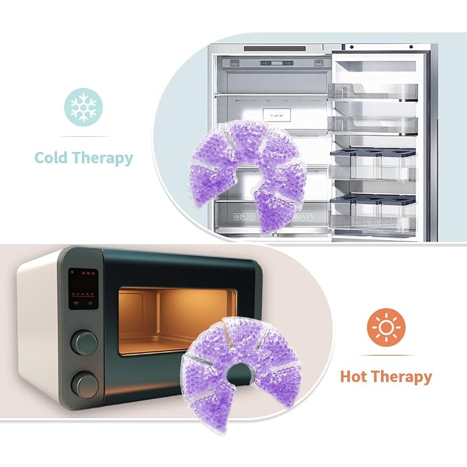 Hot Cold Gel Bead Breast Therapy Pack, Breast Ice Packs - Image 3