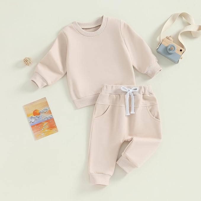 Tiaham Baby Boy Clothes Girl Outfits Fashion Sweatshirt Sweat Pant Kids Toddler - Image 9
